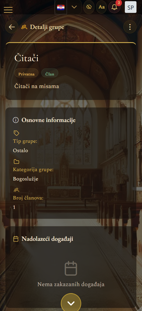 Chat (mobilni prikaz)