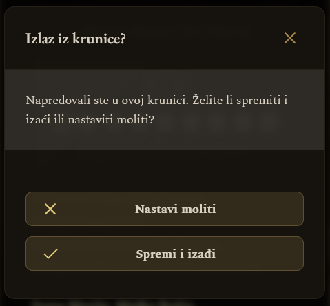 Odabir krunice (mobilni prikaz)