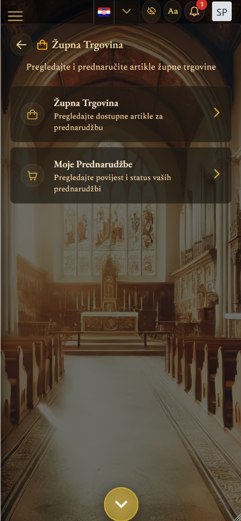 Župna trgovina (mobilni prikaz)