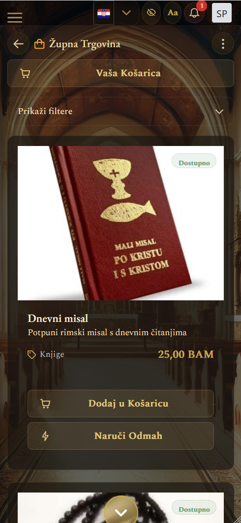 Artikli trgovine (mobilni prikaz)