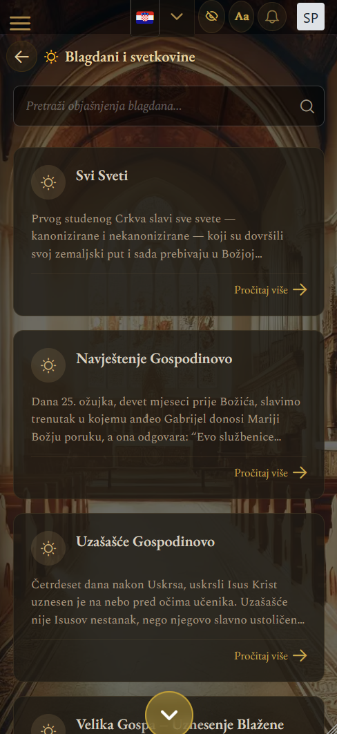 Tumačenje blagdana (mobilni prikaz)